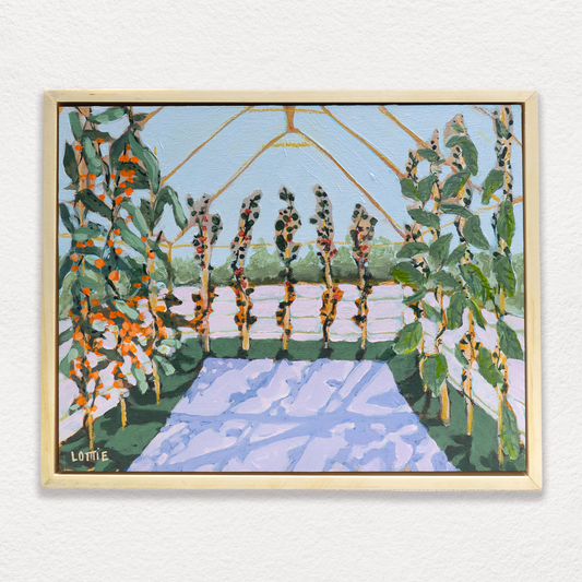 Citrus Smells Original Painting (16x20") in Handmade Wood Frame