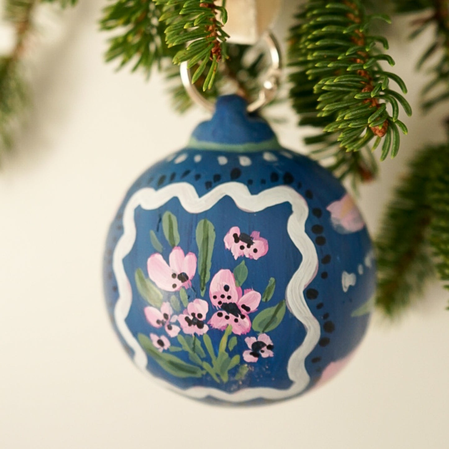 Snowy Hike - Customized Ornament