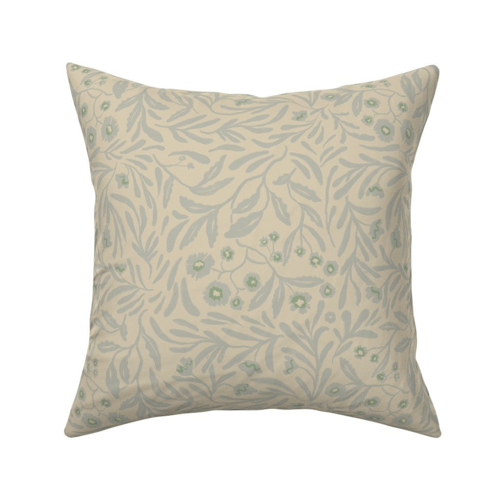 Wild Thicket in Cream - Linen Cotton Canvas