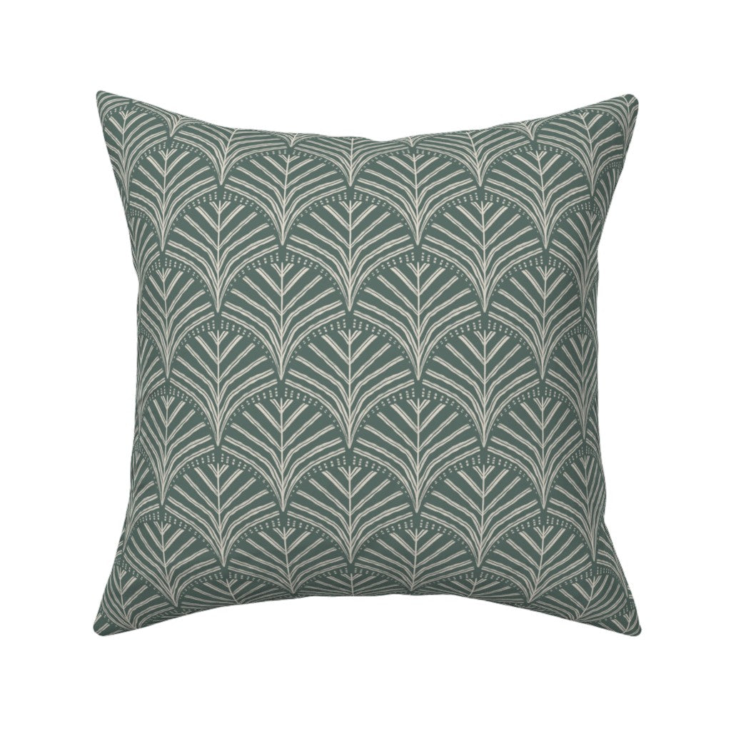 Terra Botanique - Leafy Scallop in Dark Green (small scale)