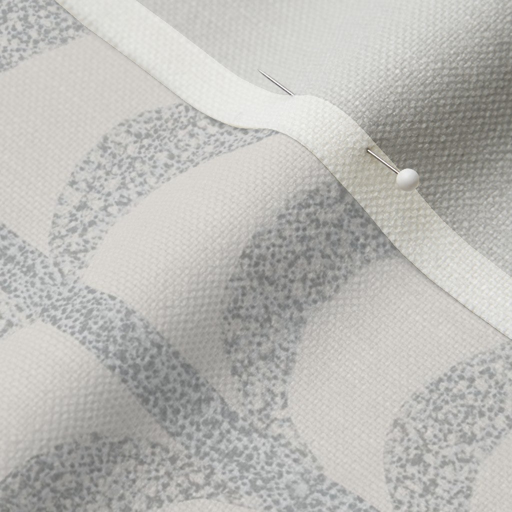 Speckled Trails in Snowbound - Linen Cotton Canvas