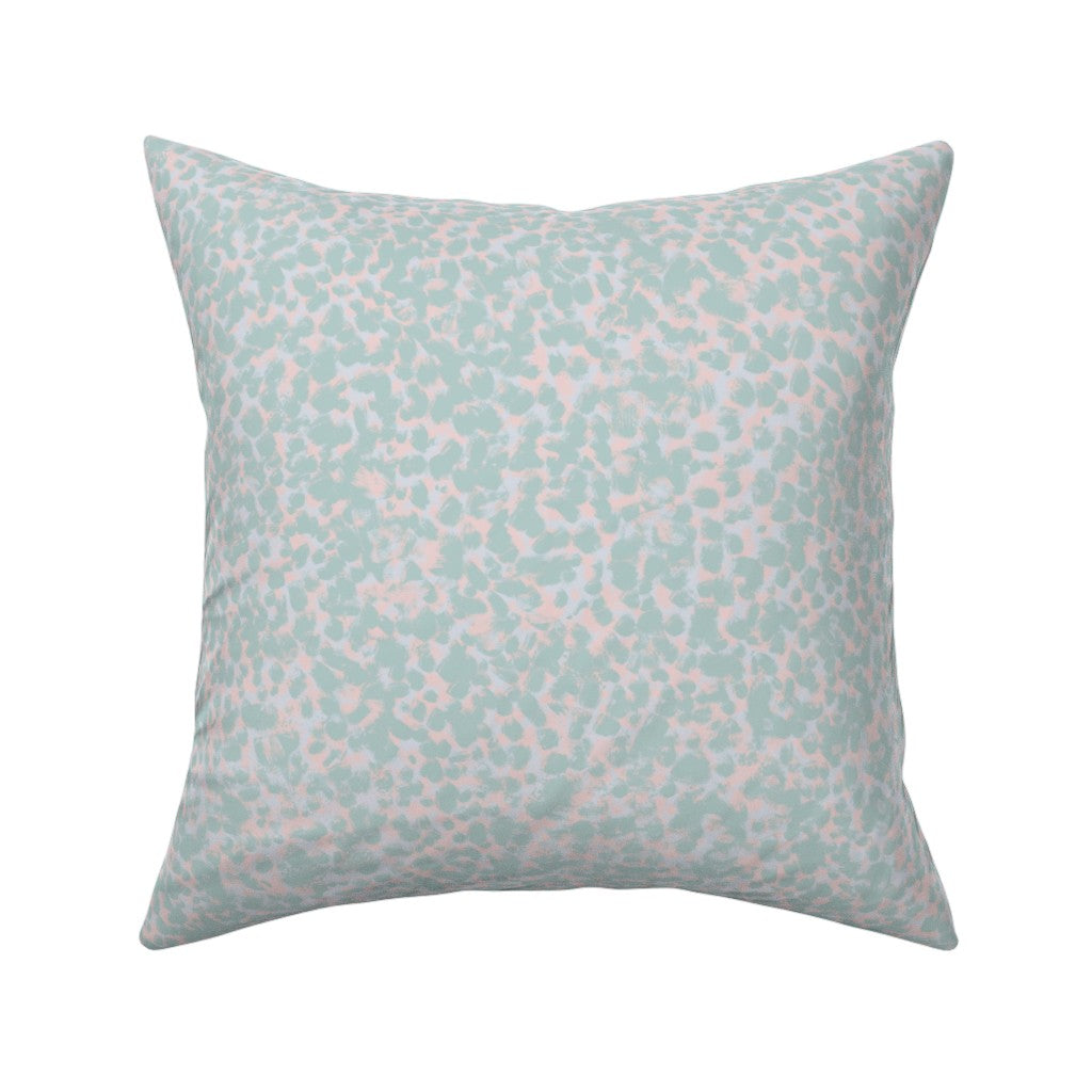 Pebbled Mist - Organic Spots in Charming Pink and Aloe