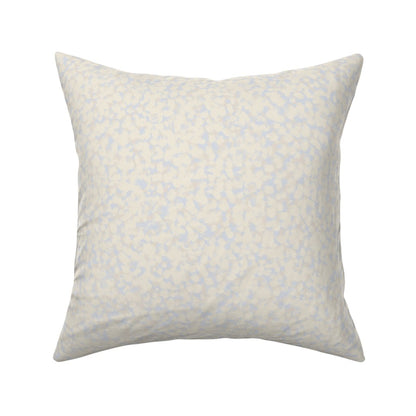 Pebbled Mist - Organic Spots in Cream and Blissful Blue