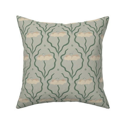 Saltwater Blooms in Gallery Green - Linen Cotton Canvas