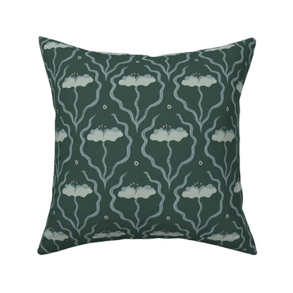 Saltwater Blooms in Gallery Green - Linen Cotton Canvas