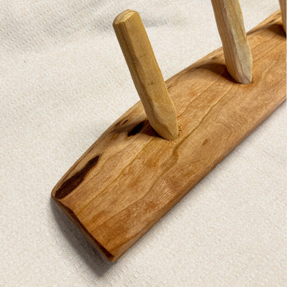 Handmade Wooden Towel Hanger