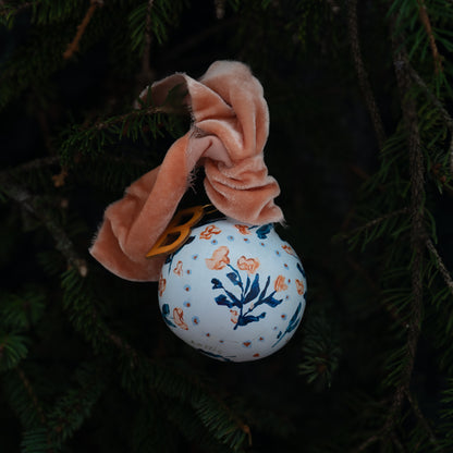 Desert Rose Floral Customized Ornament II