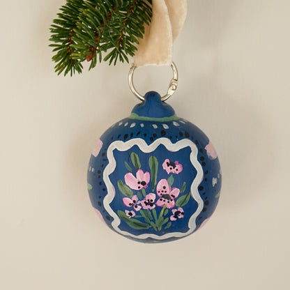 Snowy Hike - Customized Ornament