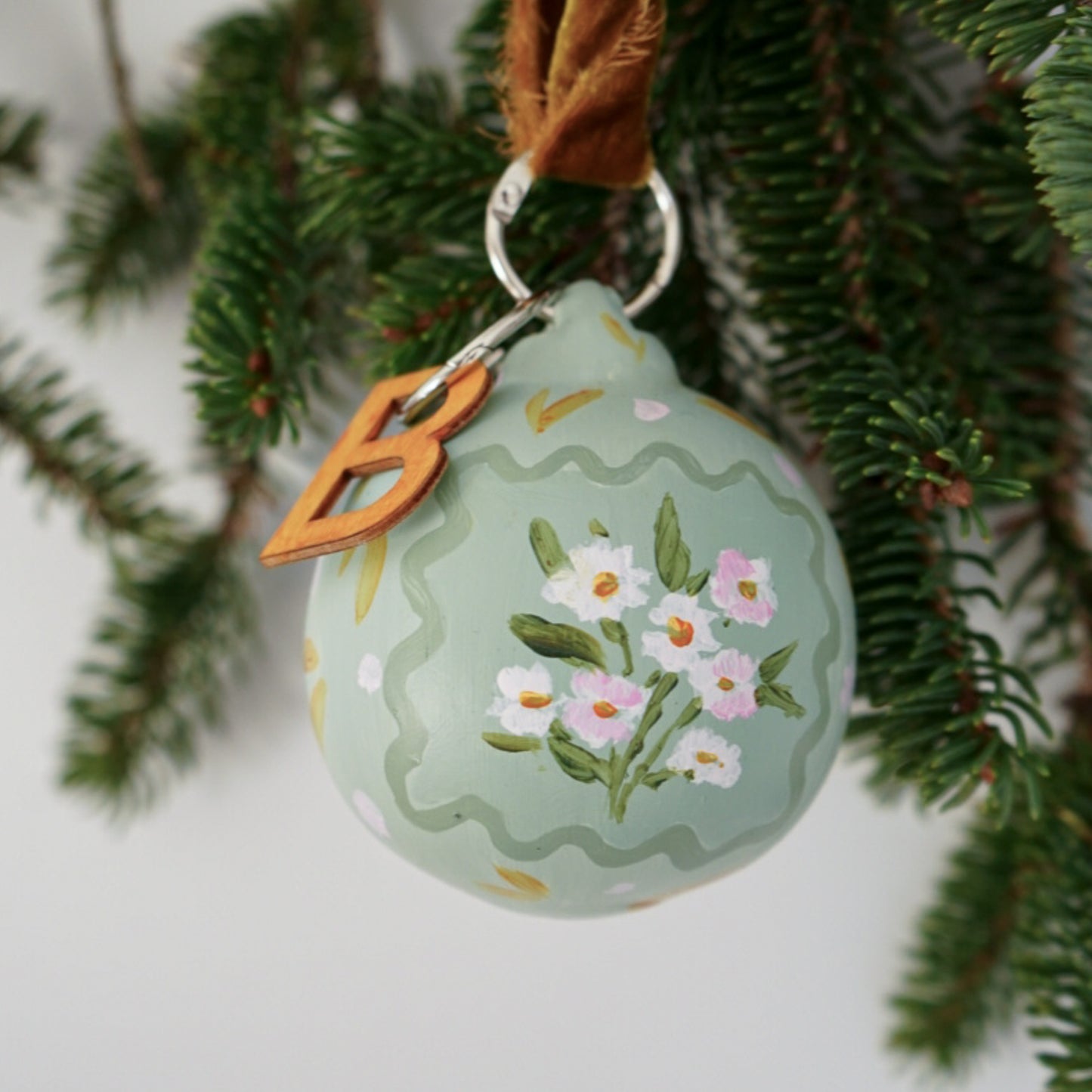 Snowdrops Falling Customized Ornament