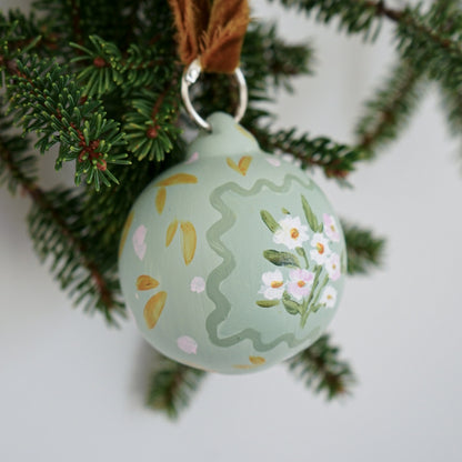 Snowdrops Falling Customized Ornament