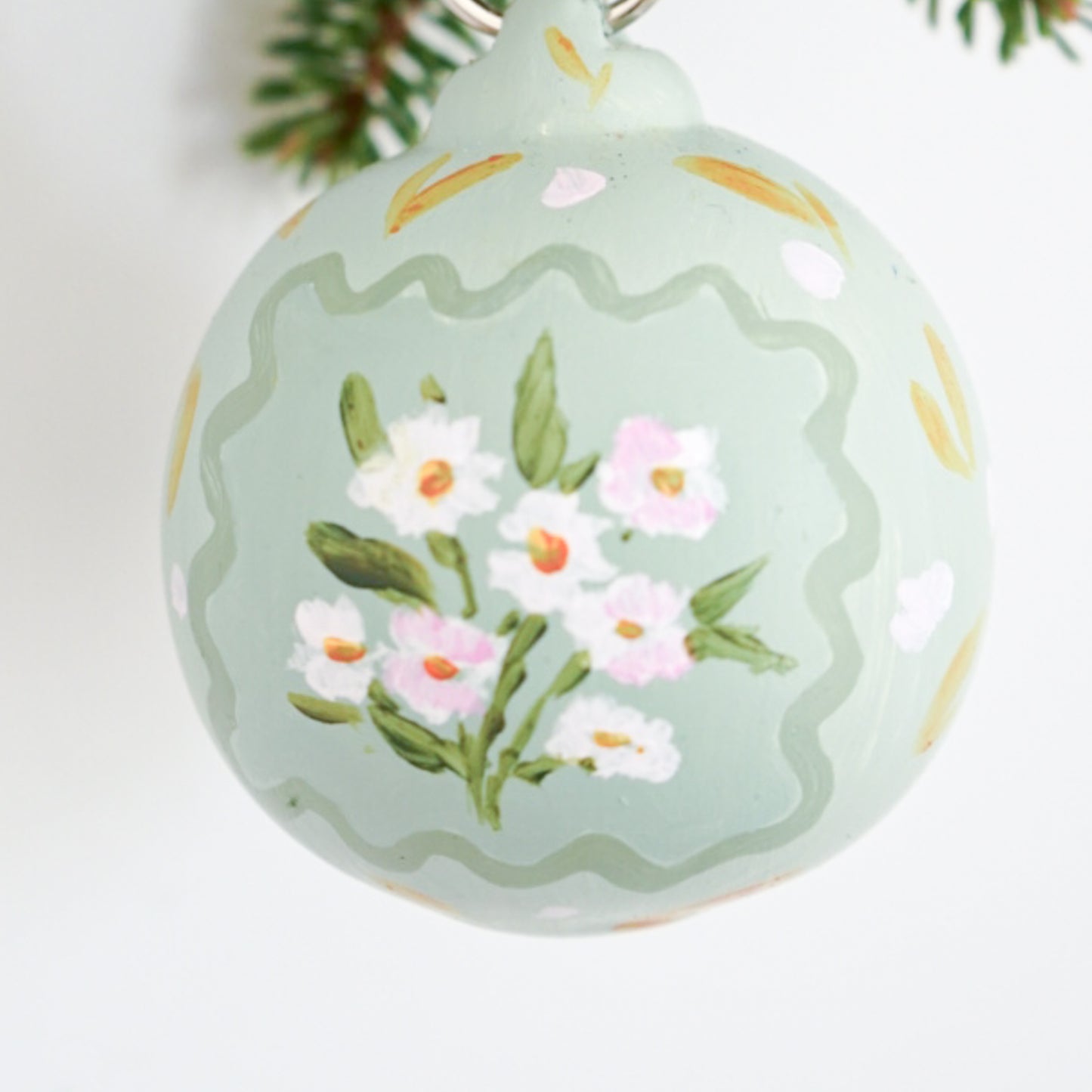 Snowdrops Falling Customized Ornament