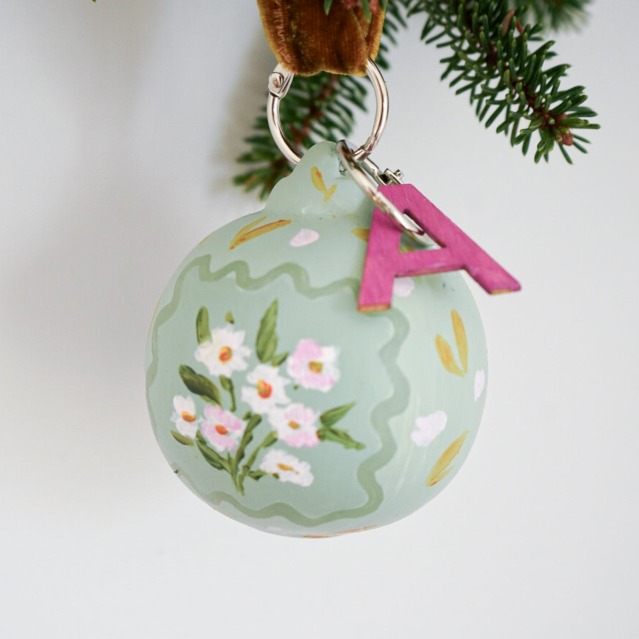 Snowdrops Falling Customized Ornament